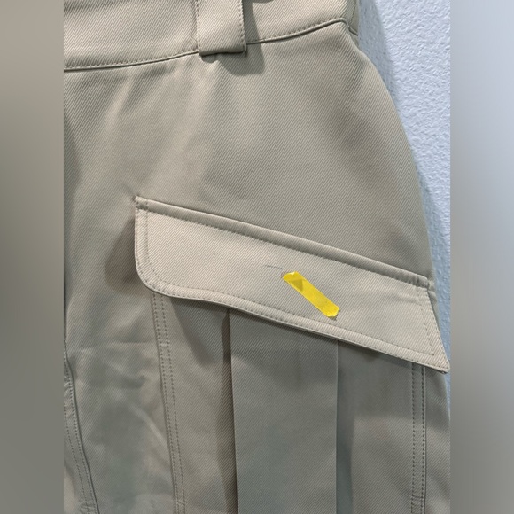 River Island Khaki Utility Mini Skirt New - Picture 6 of 7